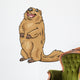 marmot animal cartoon illustration Wall Decal