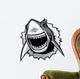 Great White Shark Ripping Wall Decal