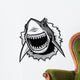 great white shark ripping with opened mouth Wall Decal
