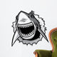 great white shark ripping with opened mouth Wall Decal