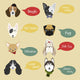 Dog Breed Set Wall Decal