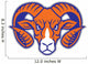 Ram Head Mascot Wall Decal