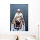 Man Fishing in Kayak Wall Mural