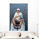 Man Fishing in Kayak Wall Mural