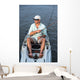 Man Fishing in Kayak Wall Mural