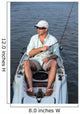 Man Fishing in Kayak Wall Mural