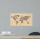 Old Vintage World Map