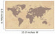 Old Vintage World Map
