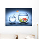 fish find house - real estate concept Wall Mural
