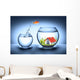 fish find house - real estate concept Wall Mural