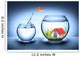 fish find house - real estate concept Wall Mural