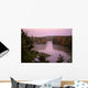 Misty Fall Sunrise Wall Decal