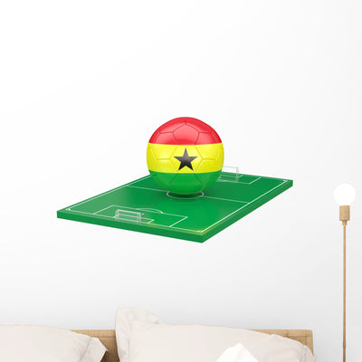 Ballon Ghana Sur Terrain shown on a wall