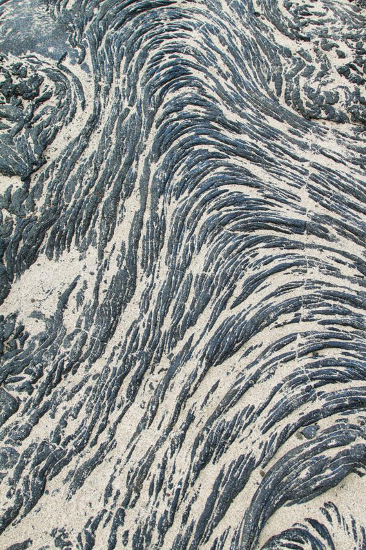 Textures Black Lava Pahoehoe Wall Decal