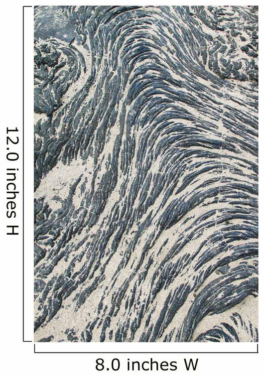 Textures Black Lava Pahoehoe Wall Decal