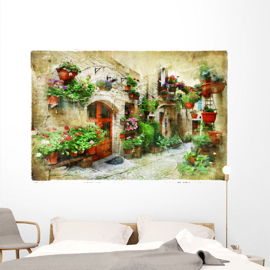 Floral Streets Spello Umbria