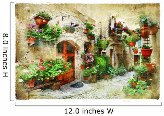 Floral Streets Spello Umbria
