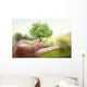 Tree Plant Hand Wall Decal