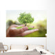 Tree Plant Hand Wall Decal