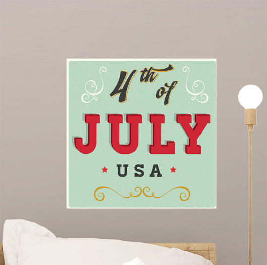 Vintage 4th July Sign