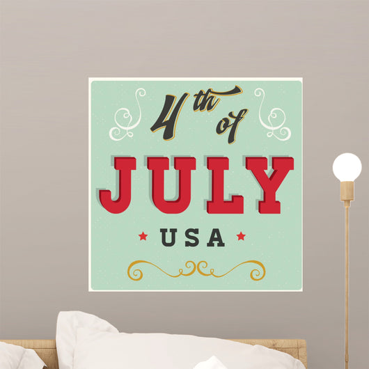 Vintage 4th July Sign