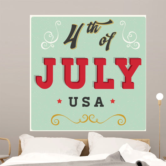 Vintage 4th July Sign