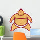 Sumo wrestler in rack Wall Decal