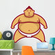 Sumo wrestler in rack Wall Decal