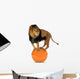 Lion Balancing Big Ball