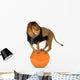 Lion Balancing Big Ball