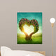 Heart shaped tree Wall Mural