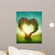 Heart shaped tree Wall Mural