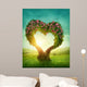 Heart shaped tree Wall Mural