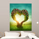 Heart shaped tree Wall Mural