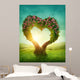 Heart shaped tree Wall Mural