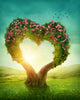 Heart shaped tree Wall Mural