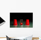 Red Ball Hidden under Wall Decal