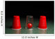 Red Ball Hidden under Wall Decal