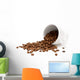 Scattered Coffee Beans Wall Decal
