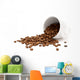 Scattered Coffee Beans Wall Decal