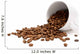 Scattered Coffee Beans Wall Decal