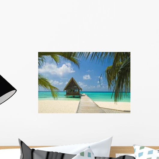 Tropical Beach Wall Decal