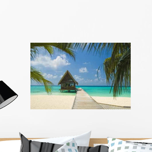 Tropical Beach Wall Decal