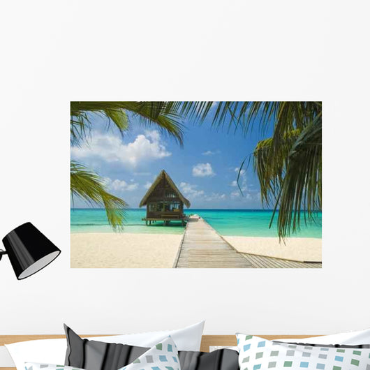 Tropical Beach Wall Decal