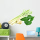 Lemongrass and Kaffir lime leaf isolated on white background Wall Decal