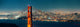 Golden Gate Bridge Wall Mural Panoramic