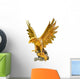 golden eagle statue Wall Decal