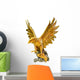 golden eagle statue Wall Decal