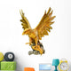 golden eagle statue Wall Decal