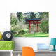 Japanese Garden with Torii Wall Decal
